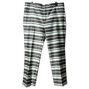 Banana Republic Size 12 Avery Ankle Length Pants Olive Holiday 2017 Straight Leg